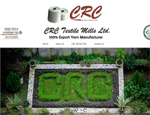 Tablet Screenshot of crctextile.com